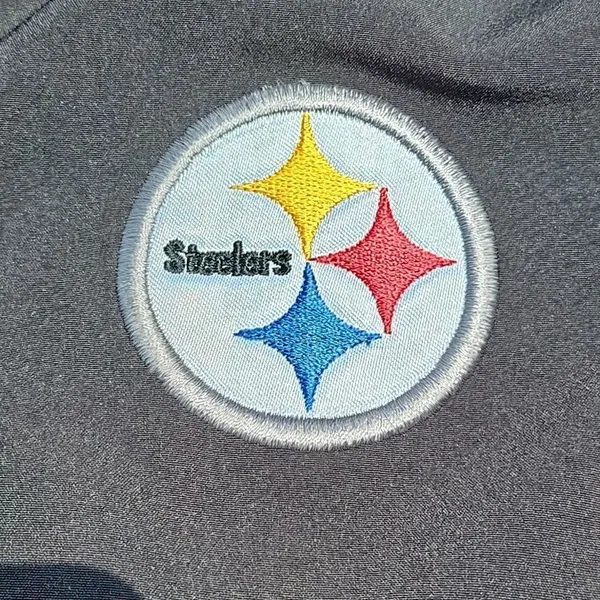 Pittsburgh Steelers Jacket Size Medium Black Zip-Up Football Coat streetwear NFL - Image 2