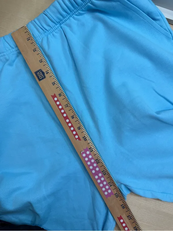 Years of Ours X FFF Joggers Oversize Cotton Sky Blue Medium/Large - Image 9