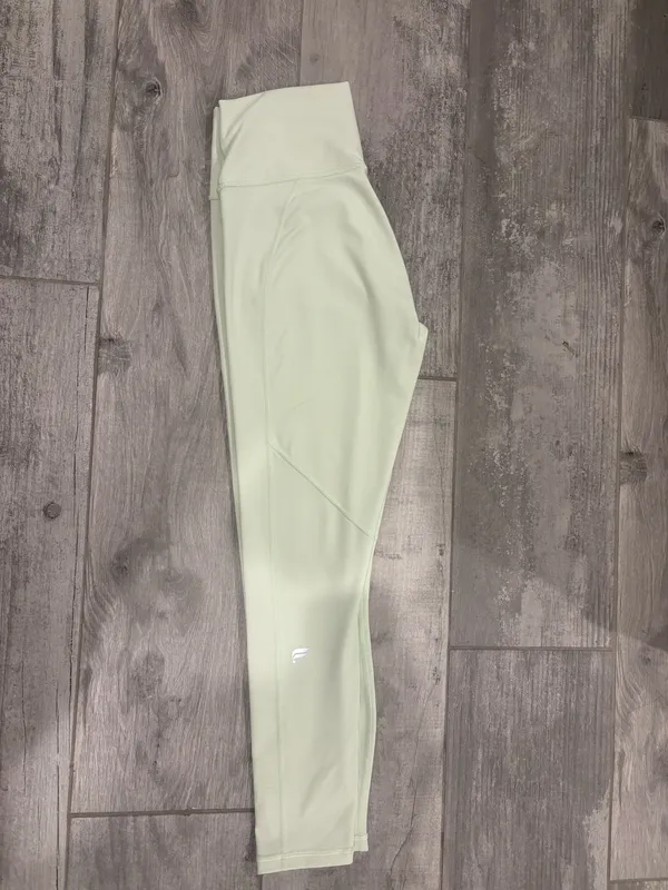 Fabletics Define PowerHold High-Waisted 7/8 Legging in Neo Lime  - Image 3