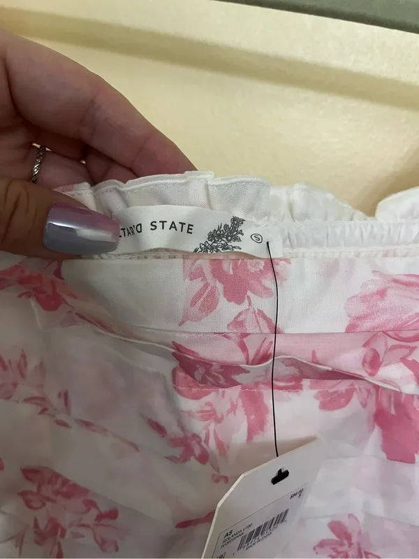 NEW Altar’d State White & Pink Floral Maxi Dress Size Small NWT - Image 5