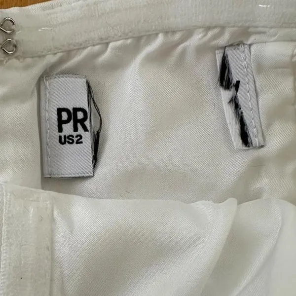 Princess Polly Deana white satin halter dress - Image 4