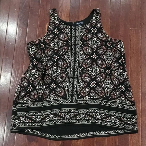 Max edition paisley print tank blouse top size XLP - Image 2