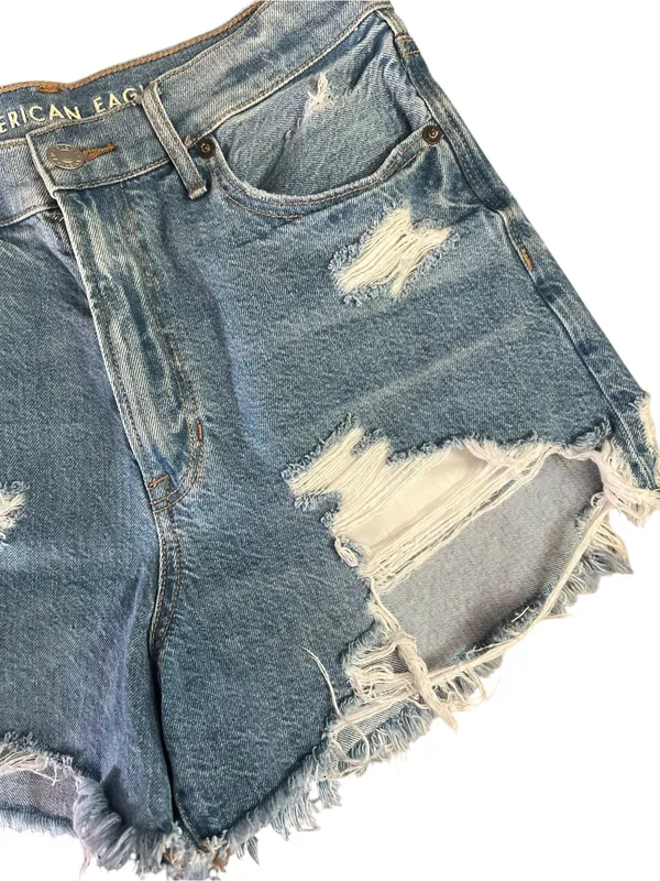American Eagle Highest Rise 90’s Boyfriend distressed Jeans Shorts - Image 8
