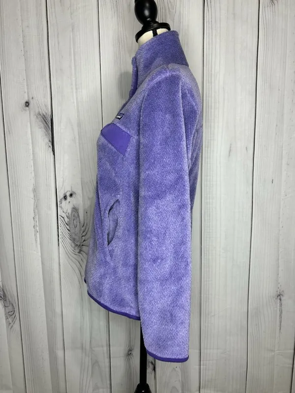 Patagonia Women's Re-Tool Snap-T Fleece Pullover Purple Polartec Size M - Image 6