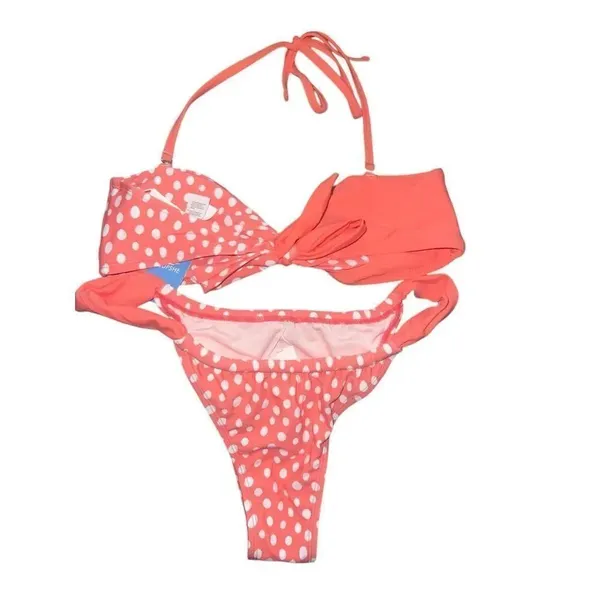 ✨Cupshe Polka Dot Convertible Bralette Sz S & Ultra Cheeky Sz M Bottoms Set✨ - Image 8