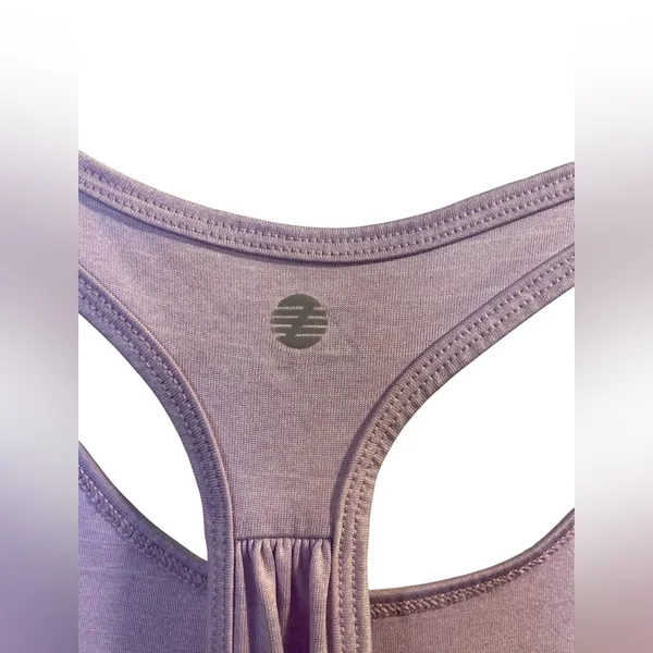 Z BY ZELLA Lavender Purple Athletic Workout Sport Racerback Tank Top - Sz Medium - Image 7