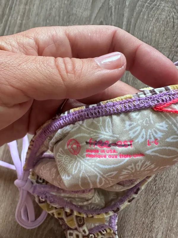 FREE PEOPLE FREE-EST MICHELLE BOTTOMS SWIMSUIT‎ Large New - Image 2