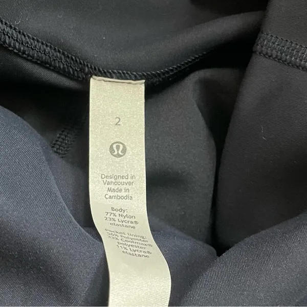 NWT Lululemon Wunder Train HR Tight 28 True Navy Blue Size 2 - Image 6