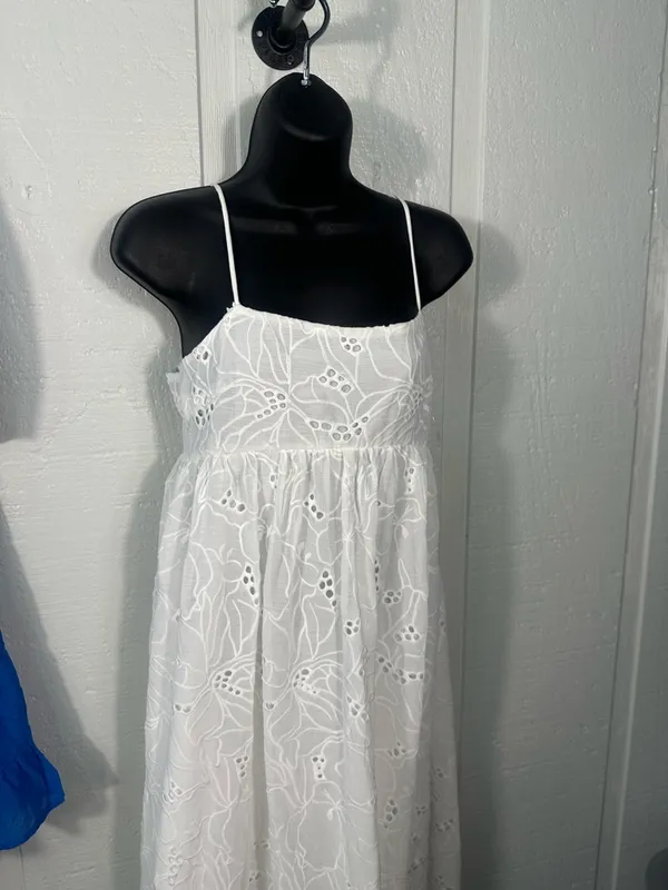ASOS Design White Lace Overlay Spaghetti Strap Dress Size 2 NWT - Image 2