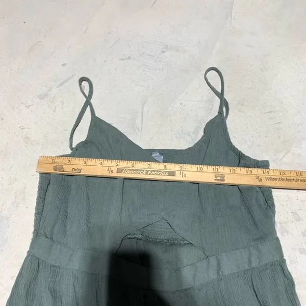 Aerie Forest Green Maxi Dress with cutout - Image 8