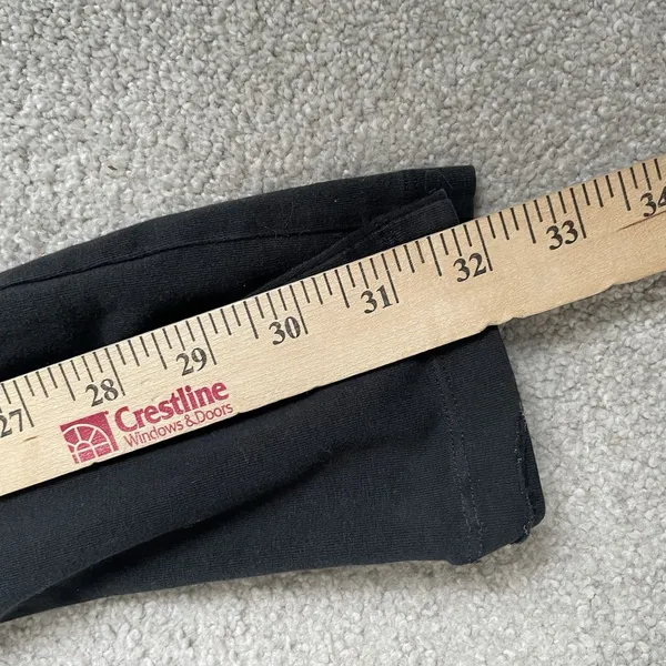 Vintage y2k 2000's Victoria's Secret PINK Fold Over Logo Flare Leggings Small - Image 11
