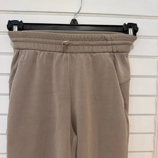 Lululemon Softstreme High Rise Pants Sz 0 Straight Leg Warm Ash Grey W5EGTS - Image 4
