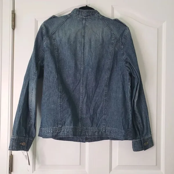 NWT Jones of New York Denim Jacket Size 14 - Image 3