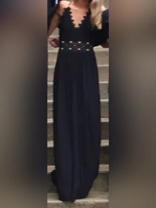 Lulu's Black Maxi Dress (Worn 1 time!) - Image 3