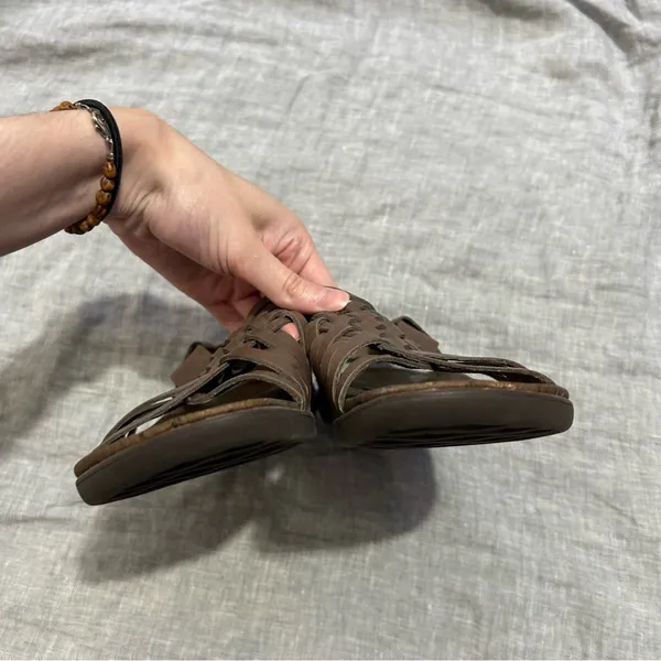 Merrell Falcon Brown Memory Foam Slingback Sandals Size 9 - Image 3