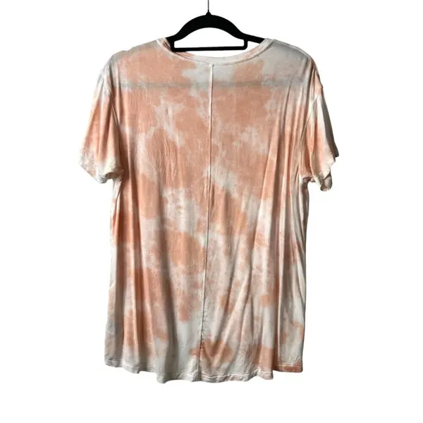 American Eagle‎ soft & sexy orange tie dye t-shirt oversized women’s size small - Image 2