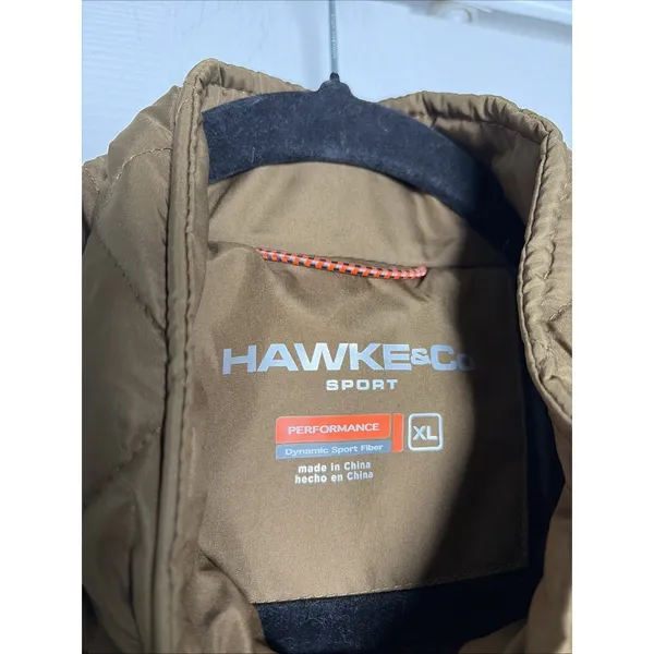 Hawke & Co Sport Quilted Jacket Womens Size‎ XL Brown Puffer Performance - Image 4