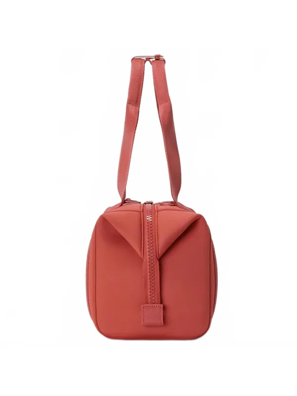Dagne Dover Landon Neoprene Carryall Bag NEW Limited Edition - Rhubarb Red Small - Image 5