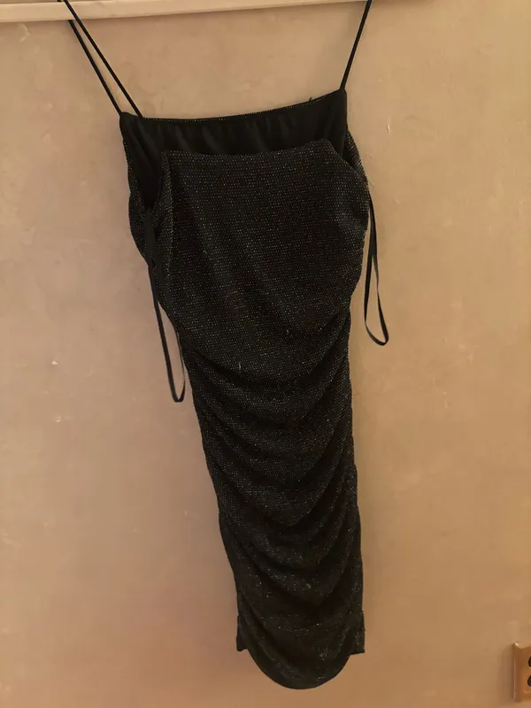 Black Sparkly Princess Polly Dress - Image 3