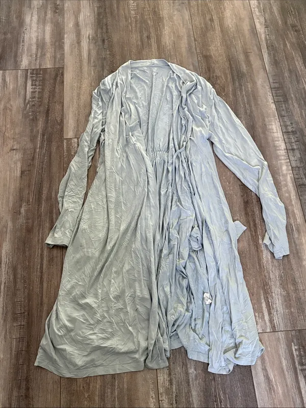Kyte BABY Bamboo Women’s Robe M/L Fog Blue - Image 4