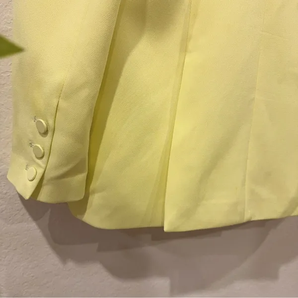 Elliatt Kennedy Oversized Tailored Bow Jacket Blazer Limoncello Size Small NWT - Image 8