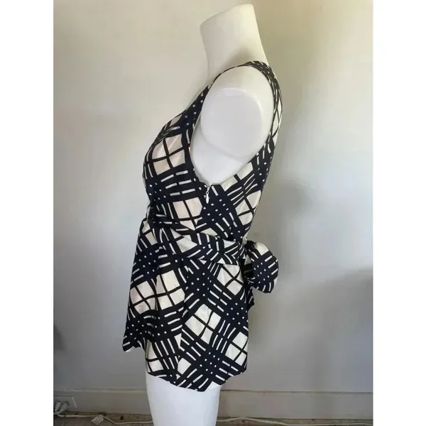 Women's J. crew Silk Tank‎ Tie Top, Size 2 Small EUC! 0210 - Image 3