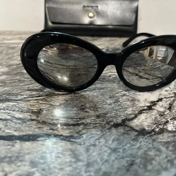 Black Sunglasses mirror Lens with Case - Image 3