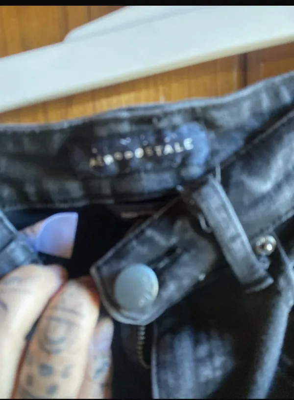 Aeropostale Black Faded Jeans Skinny - Image 2