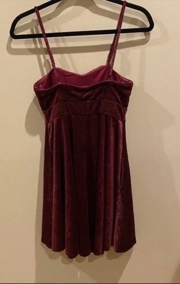 sparkly velvet mini dress Size XS - Image 3