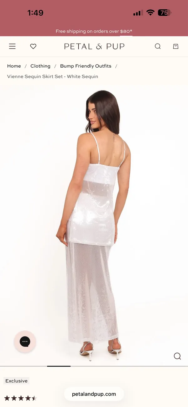 Pedal and Pup Sequin Dress - Image 6