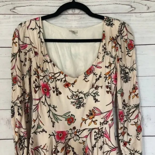 UO Ecote Rosalinda Floral Long Sleeve‎ Dress 4 - Image 4