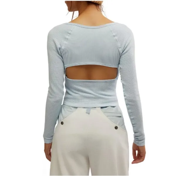 NWT FREE PEOPLE | FP Movement Arctic Snow Bail Out‎ Long Sleeve Layer Top M/L - Image 4