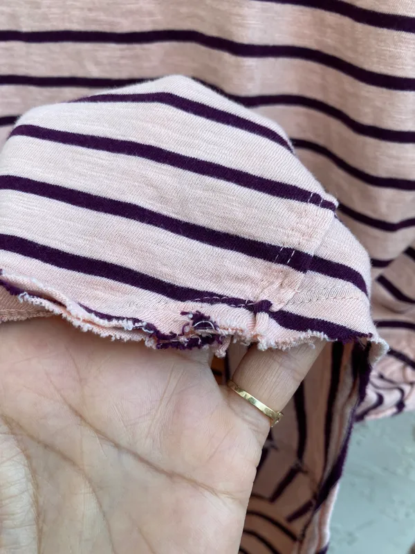 Free People Long sleeve Striped top Size L - Image 5