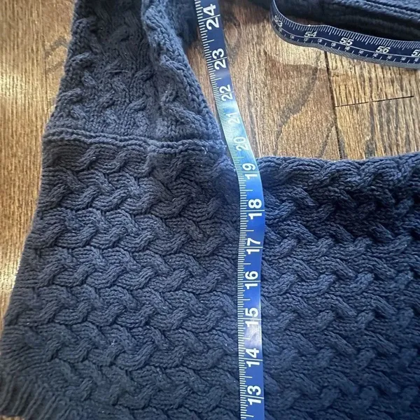 Anthropologie Frnch Paris Chunky Knit Pullover Crewneck Sweater Small 2863 - Image 3