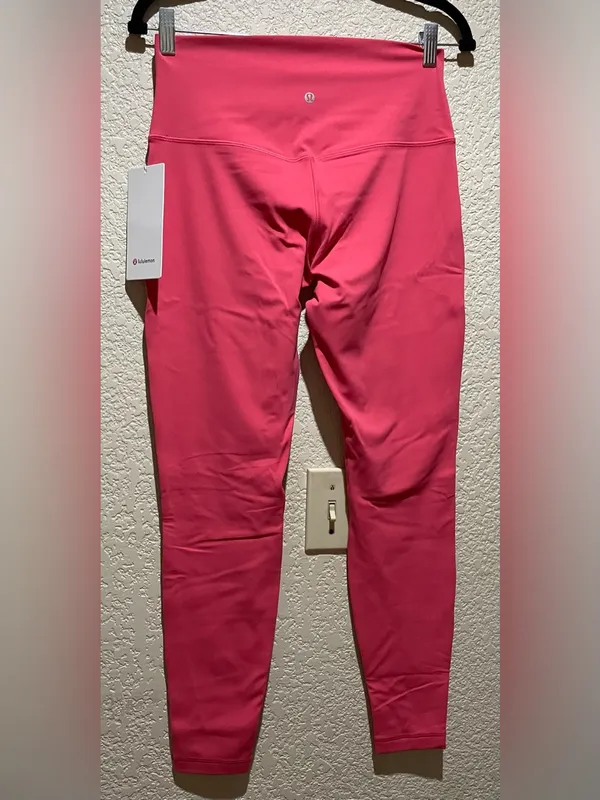 Lululemon NWT Align High Rise 28” leggings Glazed Pink Size 10 - Image 5