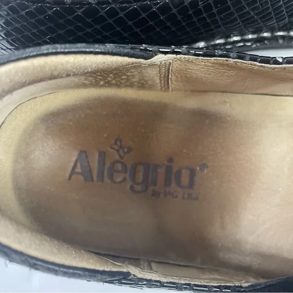 Alegria Paloma Jazzy Black Leather Shoes - Image 9