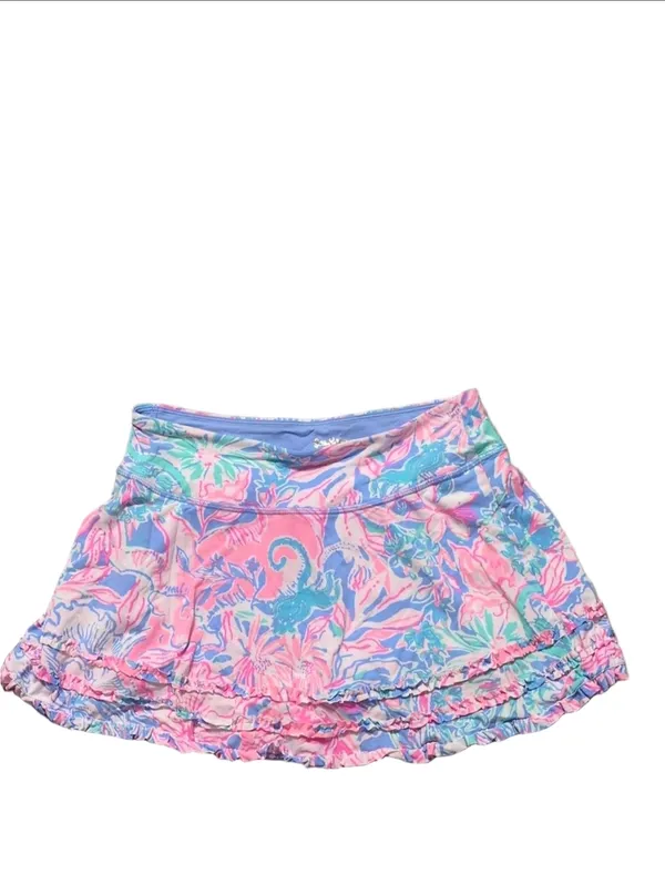 Lilly Pulitzer Luxletic Fionna Skort *GOLDEN HOUR* Turquoise Oasis Size Small - Image 2