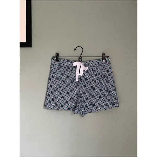 Lands End Pajama Shorts Size XS Geometric Print PJ Bottom Separate Sleepwear - Image 3