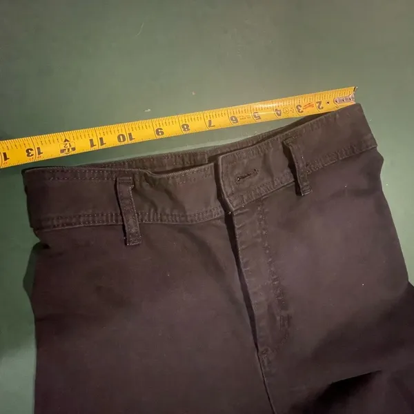 Zara Black Straight Cut Jeans ( thick) - Image 8