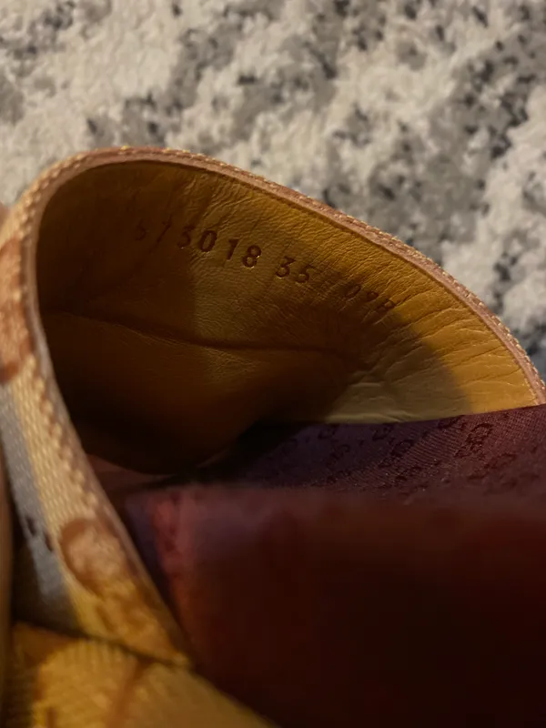 Gucci GG Supreme Platform Sandal Size 35 - Image 5