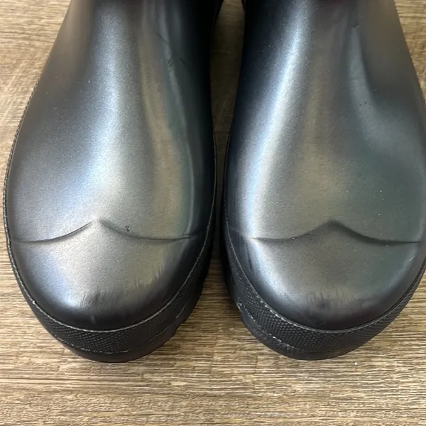 Hunter Women's Original Chelsea Boots Dark Silver Size 5 - Image 3