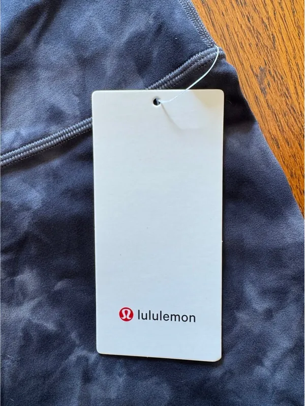 Lululemon Align High Rise 25” Diamond Dye Pitch Grey Graphite Grey Size 14 NWT - Image 5