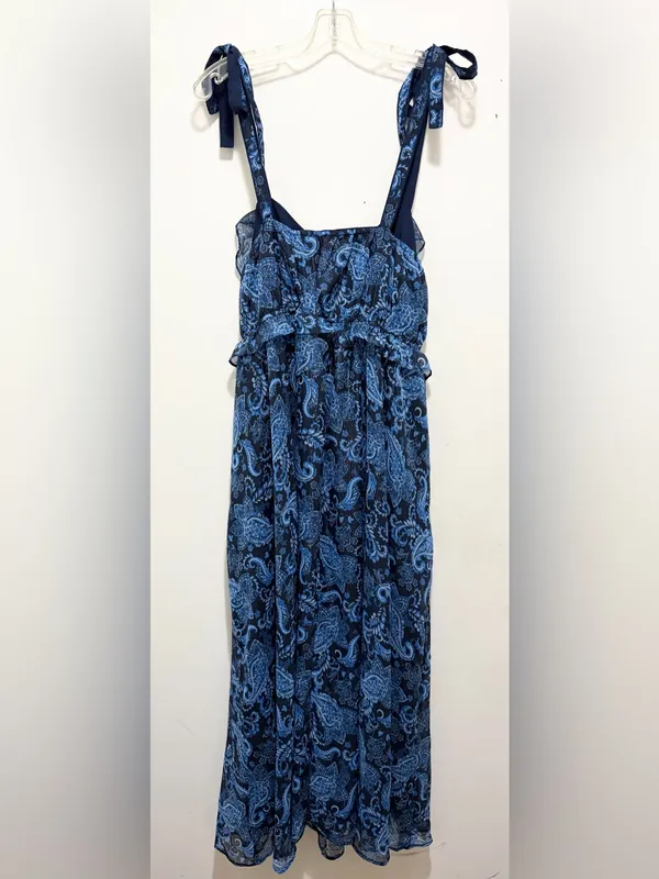 BloomChic Paisley Print Shoulder-Tie Ruffled Maxi Dress Sz.14-16 NWT - Image 7