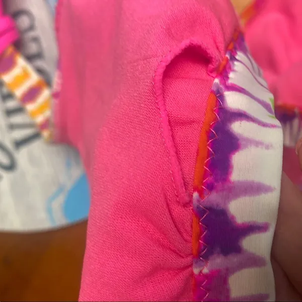 Aeropostale Pink Multicolor Tie-Dye Bikini Set - Image 6