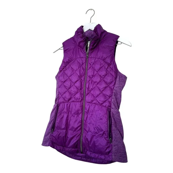 Lululemon Athletica Purple Down For A Run Vest Size 6 - Image 2
