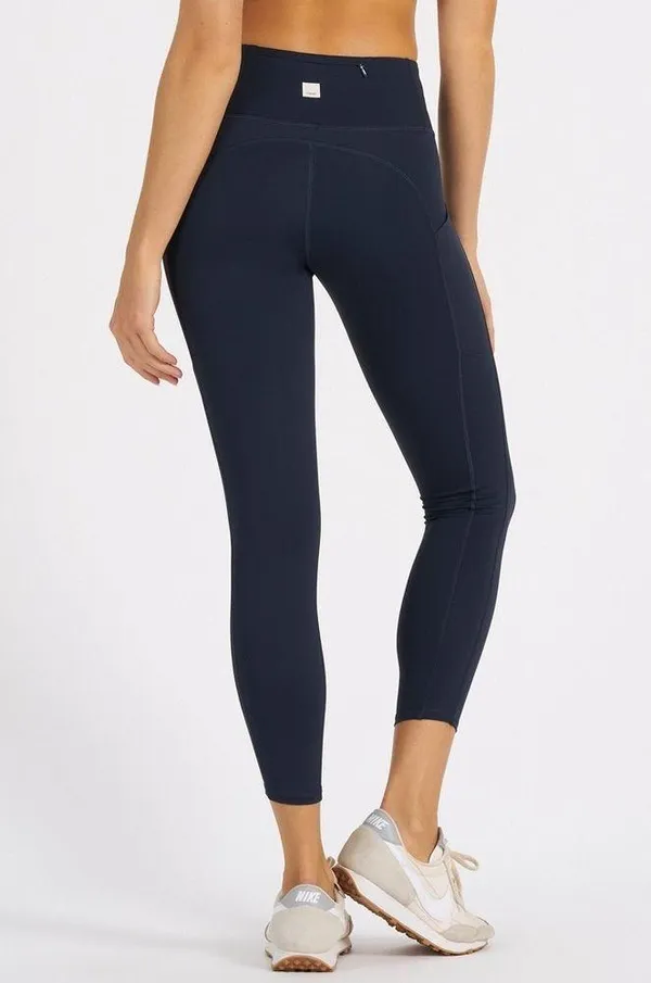 VUORI STRIDE LEGGINGS. NAVY BLUE GUC. Waist 14”, length 34”, inseam 24” - Image 5