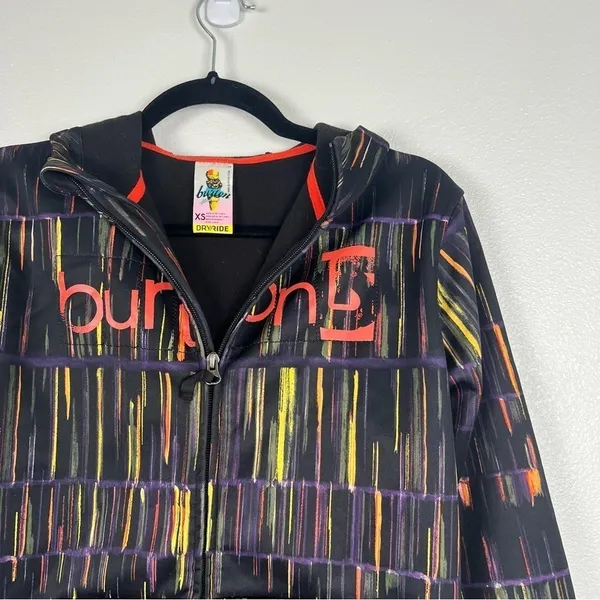 Burton Zip Up Hooded Sweatshirt Sz XS‎ - Image 4