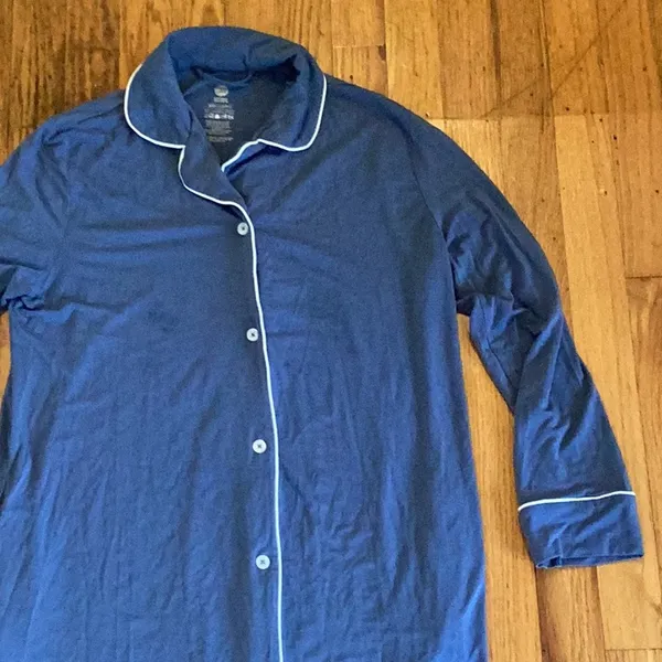 Kindred Bravely Clea Bamboo Long Sleeve Sleep Shirt size medium - Image 4
