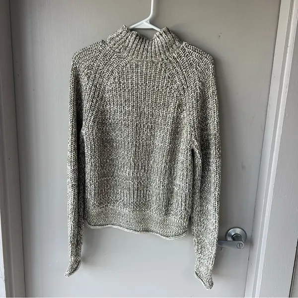 Madewell Knit Marled Cotton Mockneck Sweater - Image 7