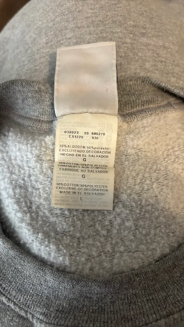Champion Grey Penn State Crewneck  - Image 3